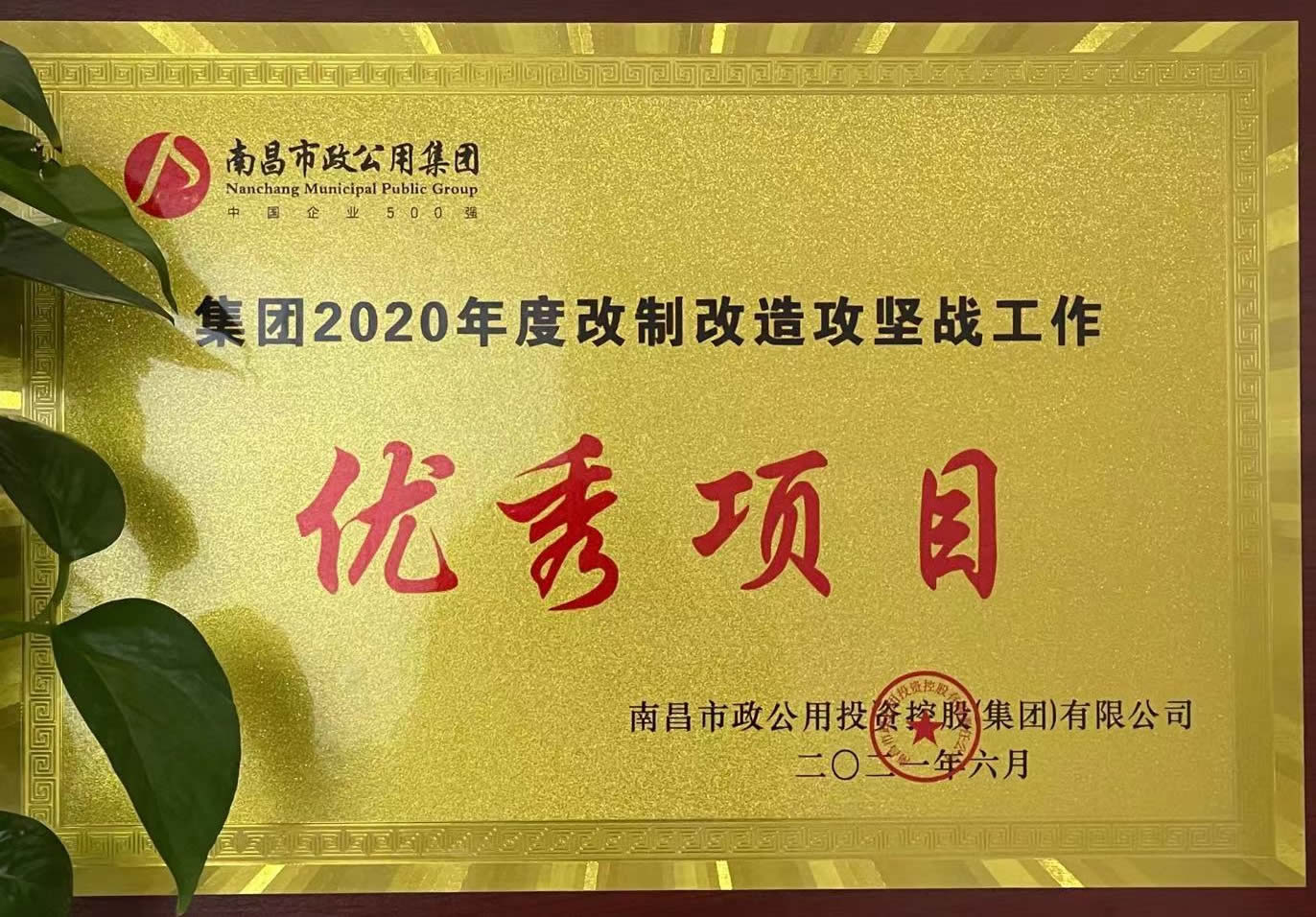 2020年度改制优秀项目